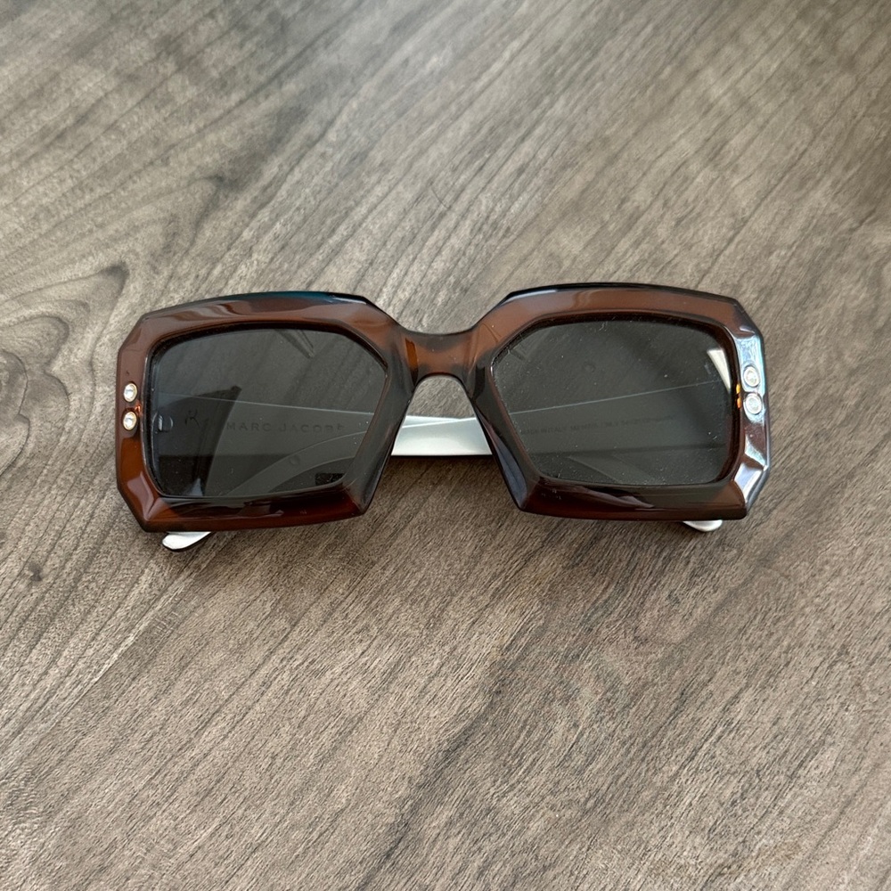 Marc Jacobs Brown Square Sunglasses